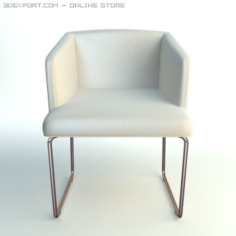 contemporary armchair Modelo 3D .c4d .max .obj .3ds .fbx .stl .blend 