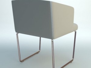 contemporary armchair Modelo 3D