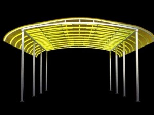 parking shelter 2 Modelo 3D