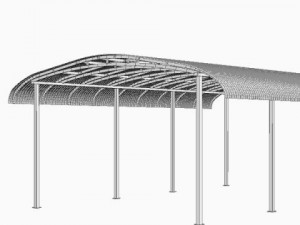 parking shelter 2 3D 模型