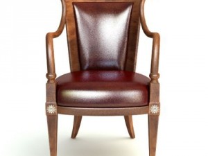 photorealistic antique armchair 2 3D 모델