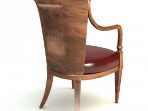 photorealistic antique armchair 2 3D 모델