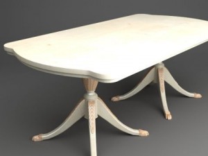 antique table Modelo 3D