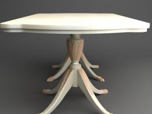 antique table Modelo 3D