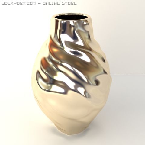 vase Model 3D .c4d .max .obj .3ds .fbx .stl .blend