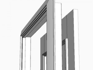 wooden door 3D Model