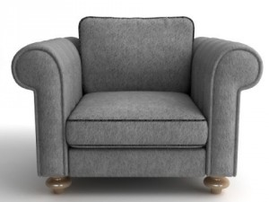 club armchair Modèle 3D