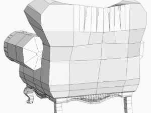large armchair 3D 모델
