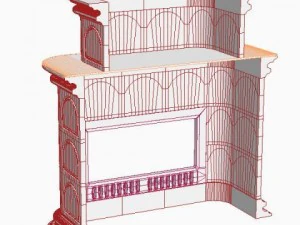fireplace 3 3D Model