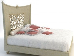 bed alta moda Modelo 3D