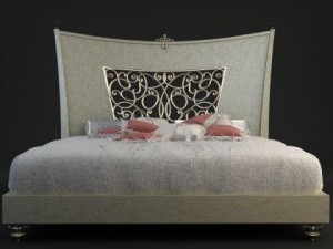 bed alta moda Modelo 3D