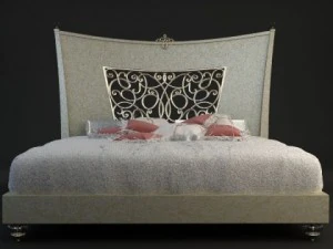 bed alta moda 3D Model