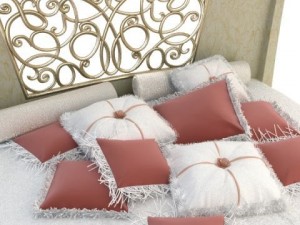 bed alta moda Modelo 3D