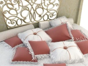 bed alta moda 3D Model