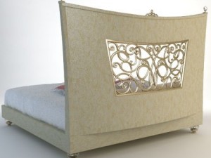 bed alta moda Modelo 3D