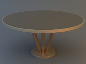 round coffee table Modelo 3D