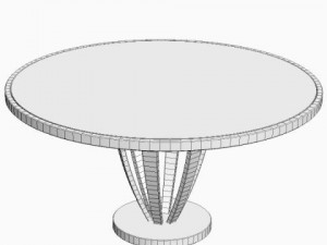 round coffee table 3D Model