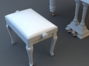 grand piano 3Dモデル