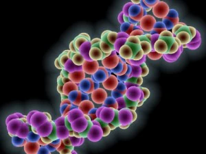 mol&eacute;cula de DNA Modelo 3D