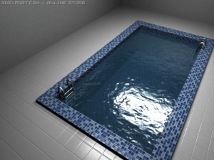 realistic pool Modelo 3D