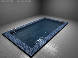 realistic pool 3D Model