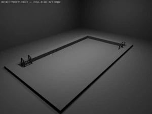 realistic pool 3D Model