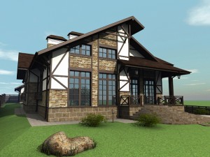 country house Modelo 3D