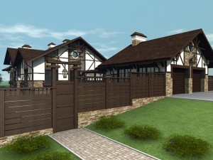 country house Modelo 3D