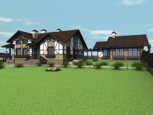 country house Modelo 3D