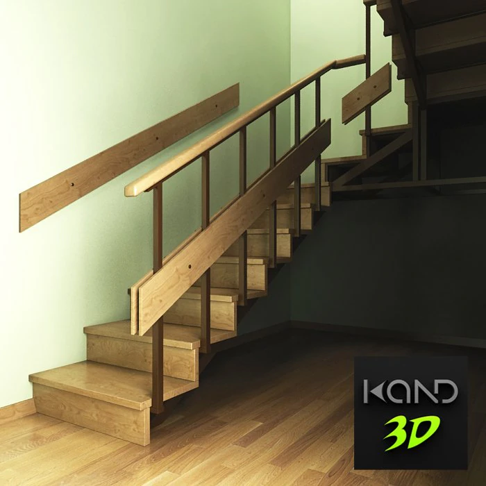 schody Model 3D .c4d .max .obj .3ds .fbx .stl .blend 