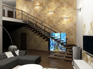 living room 01 Modello 3D