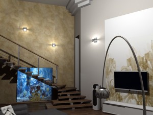 living room 01 Modello 3D