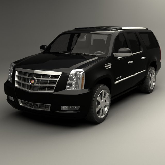 cadillac escalade esv 3Dモデル .c4d .max .obj .3ds .fbx .stl .blend 