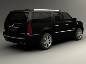 cadillac escalade esv 3Dモデル