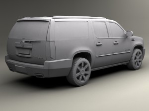 cadillac escalade esv 3Dモデル