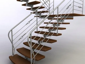 escaliers modulaires Modèle 3D