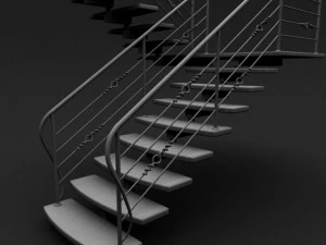 modular stairs 3D Model