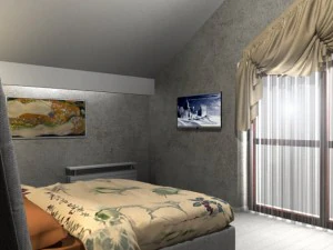 camera da letto Modello 3D