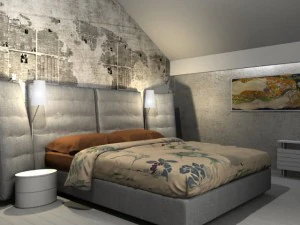 camera da letto Modello 3D