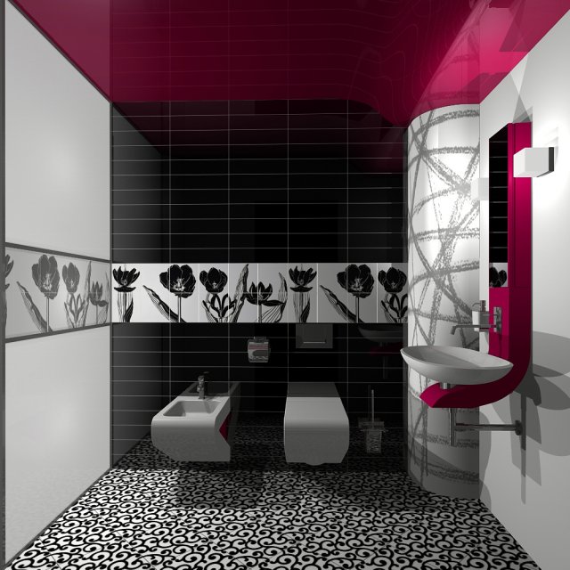 bathroom 02 3D 모델 .c4d .max .obj .3ds .fbx .stl .blend 