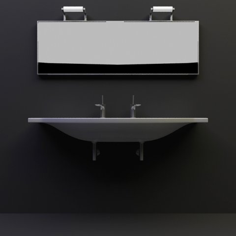 washstand double 3Dモデル .c4d .max .obj .3ds .fbx .stl .blend 