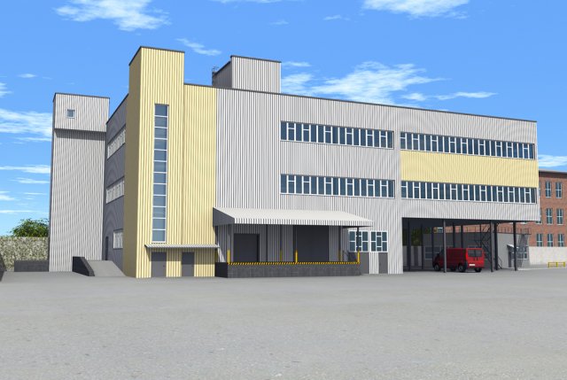 buildings 001 3D Model .c4d .max .obj .3ds .fbx .stl .blend 