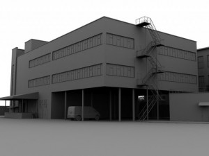 buildings 001 3D Model