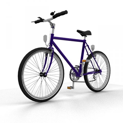 bicycle 3D Модель .c4d .max .obj .3ds .fbx .stl .blend
