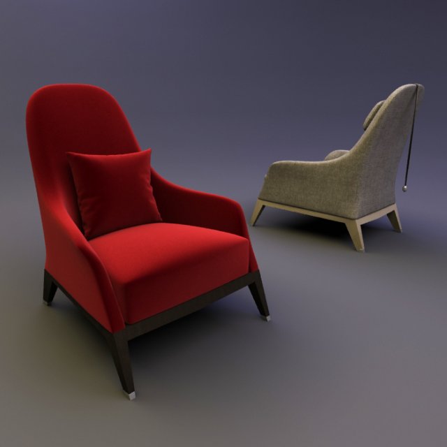 giorgetti 51060 Model 3D .c4d .max .obj .3ds .fbx .stl .blend 