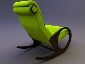 rocking chair 3Dモデル