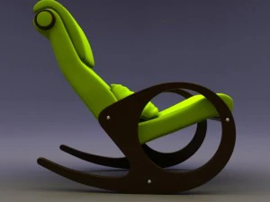 mecedora Modelo 3D