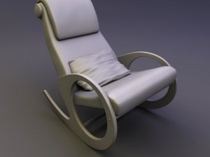 rocking chair 3Dモデル