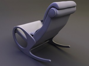 rocking chair 3Dモデル