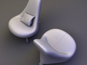 modern armchair Modèle 3D
